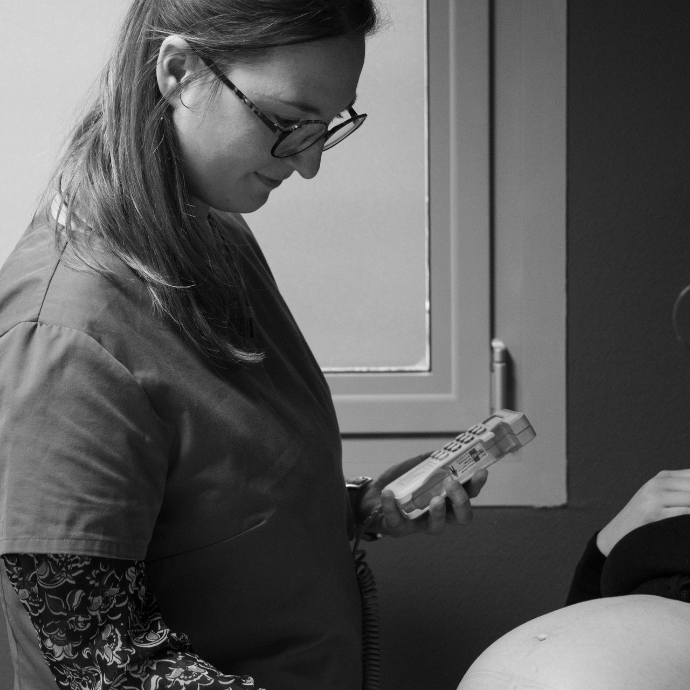 photo de vanessa schmitt sage femme en fonction